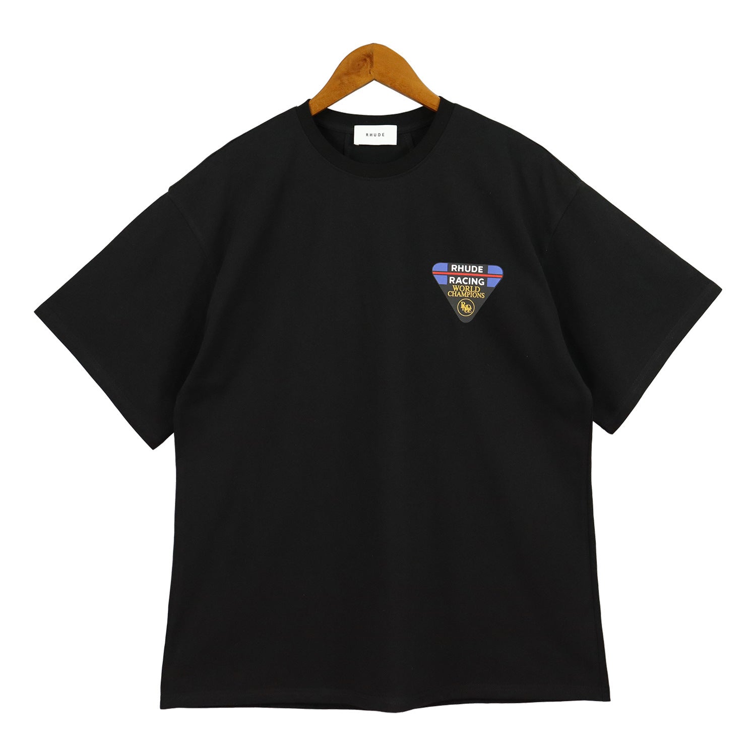 Rhude T Shirt Inverted Triangle Letter Print Short Sleeve T-Shirt