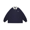 Unisex Jacket Spring Vintage Polo Collar Embroidered Lapel Jacket