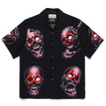 GUILTYPARTIES TIGER Shirts 22SS 56 TATTOO STUDIO Tattooed Skull Hawaiian Short Sleeve Shirt Men