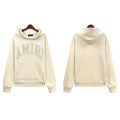 Amiri Hoodie AMI Letter Pattern Pullover Hooded Sweater Men and Women