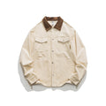 Unisex Jacket Vintage Tlaw Jacket Corduroy Loose Overalls