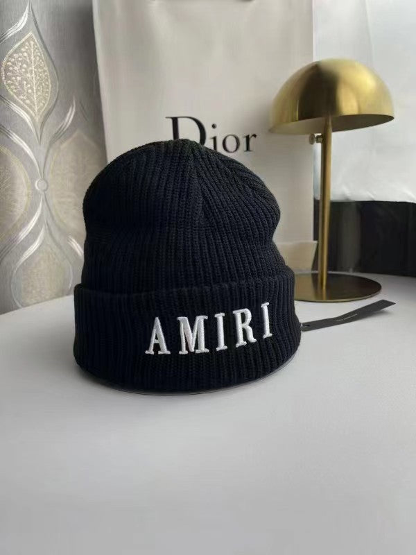 Amiri Knitted Hat AM Trend Embroidery