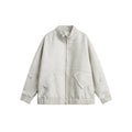 Unisex Jacket Autumn Vintage Stand Collar Jacket Loose Overalls