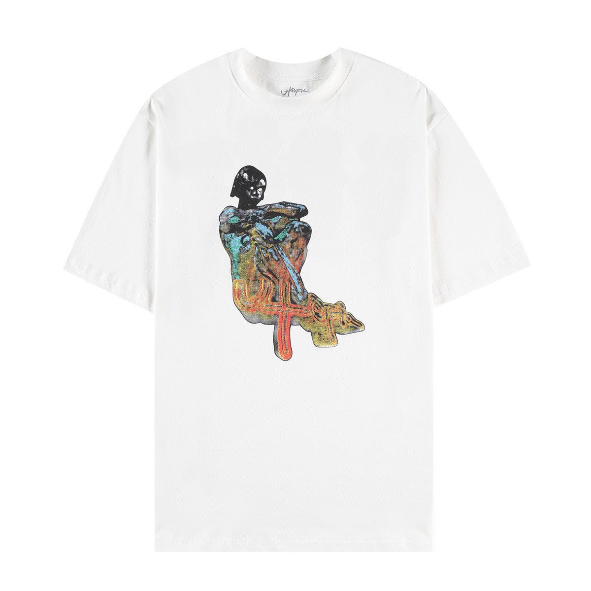 Travis Scott T-Shirt TRAVIS SCOTT CACTUS JACK Loose Crew Neck Short Sleeve