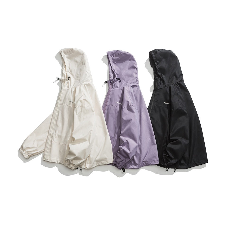 Unisex Jacket Autumn Retro Hooded Jacket for Men and Women Loose Casual Jacket