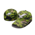 Trendy flat brimmed snapback hats eagle embroider sunshade