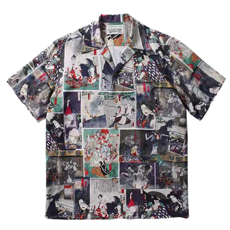 GUILTYPARTIES TIGER Shirts Hellflower, Motionless King, Hellgirl Classic Hawaiian Shirt
