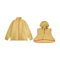 Unisex Jacket Stand Collar Jacket Detachable Two-Piece Retro Sports Jacket