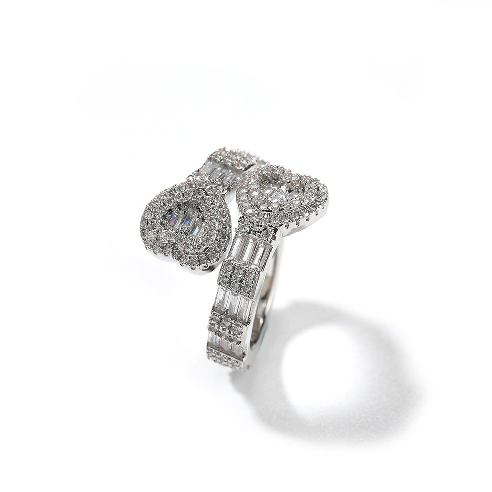Rings Diamond Love Hip Hop Ring ins St. Valentine's