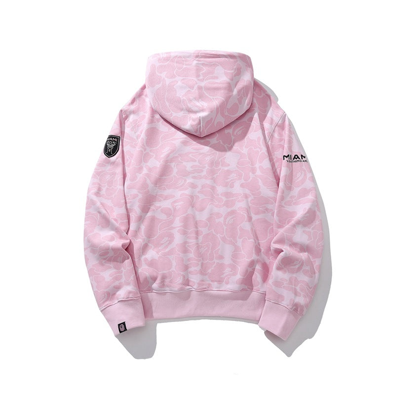 Bathing Ape Hoodie Miami Camo Sweater Casual