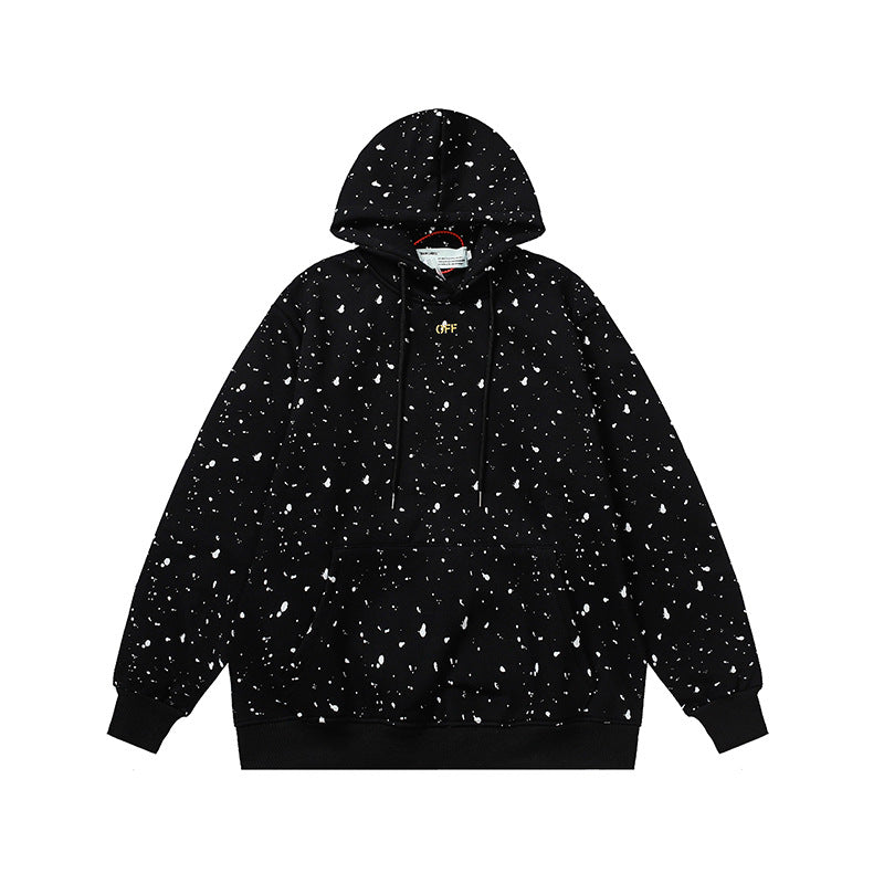 OW  hoodie line Arrow print Sleeve Hood
