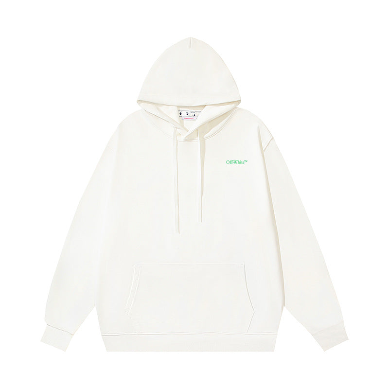 OW  hoodie gradual change arrow pattern hoodie