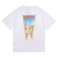 Rhude T Shirt Stamp Seal Coconut Tree Print Short Sleeve T-Shirt