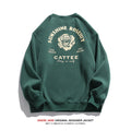 Men Pullover Hoodie round Neck Sweater Men's Winter Couple