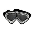 Trendy punk glasses gothic style studded spikes