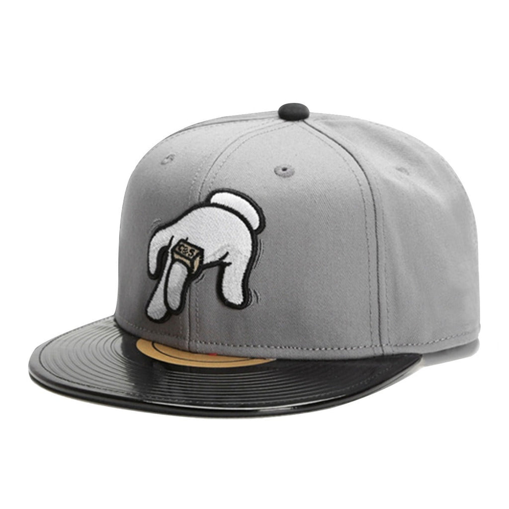 Trendy flat brimmed snapback hats shade
