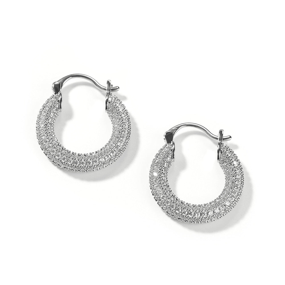 Earrings Zircon Earrings Spectrum