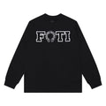 CHH  Heart Long Sleeve Shirt Unisex Fashion Loose Long Sleeve Shirt