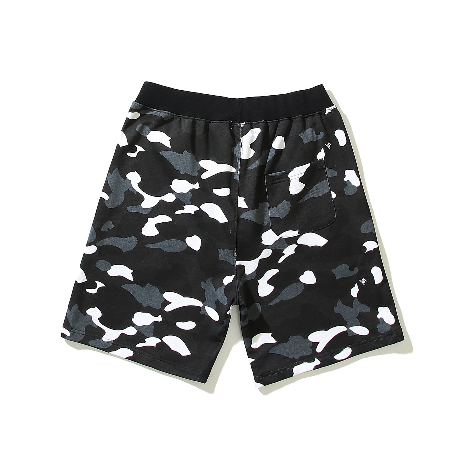 Bathing ape Bape Shorts camouflage luminous shark terry straight beach pants
