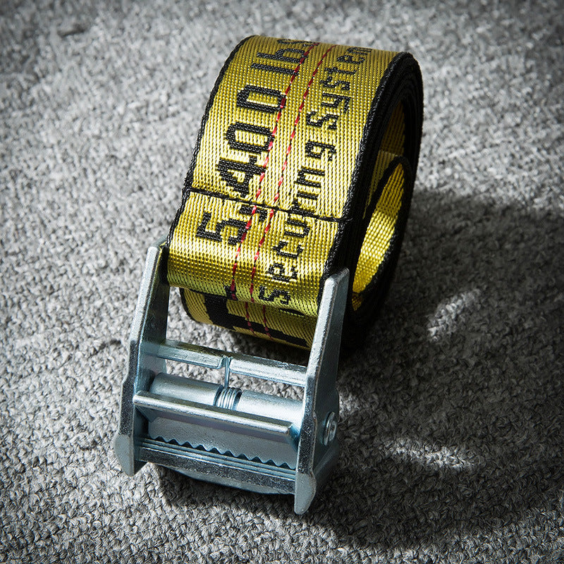 OW  Belts Canvas Belts Hip Hop Embroidery