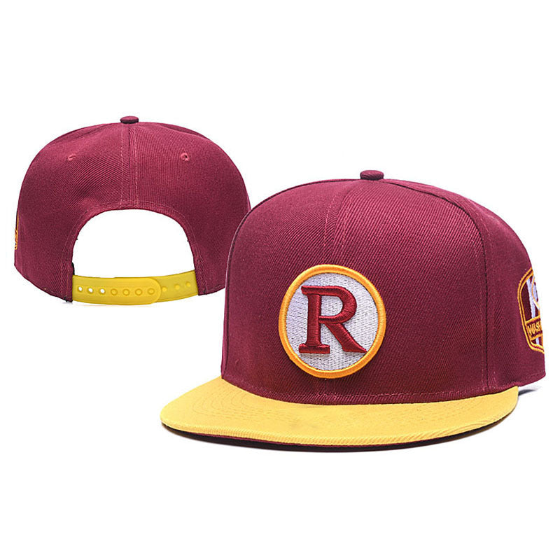 Trendy flat brimmed snapback hats letter sunshade