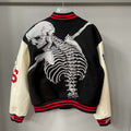 Godspeed Jacket  Baseball Jersey Jacket Embroidered Loose Stand Up Collar