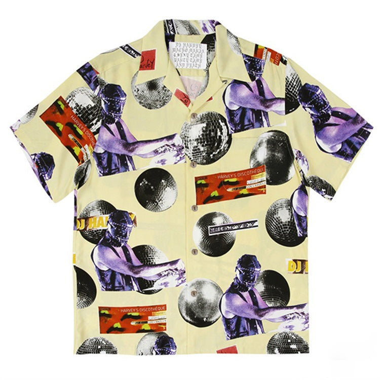 GUILTYPARTIES TIGER Shirts DJ Harvey 20ss Joint 30th Anniversary Tour Hawaii Short Sleeve Shirt Men
