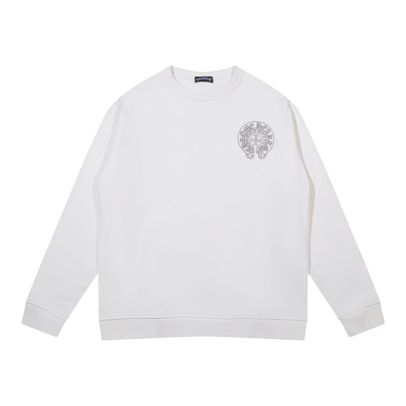 CHH  Heart Long Sleeve Shirt Unisex Fashion Loose Long Sleeve Shirt