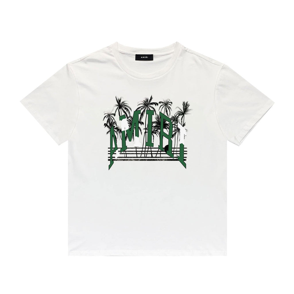 Amiri T Shirt Coconut Beach Print