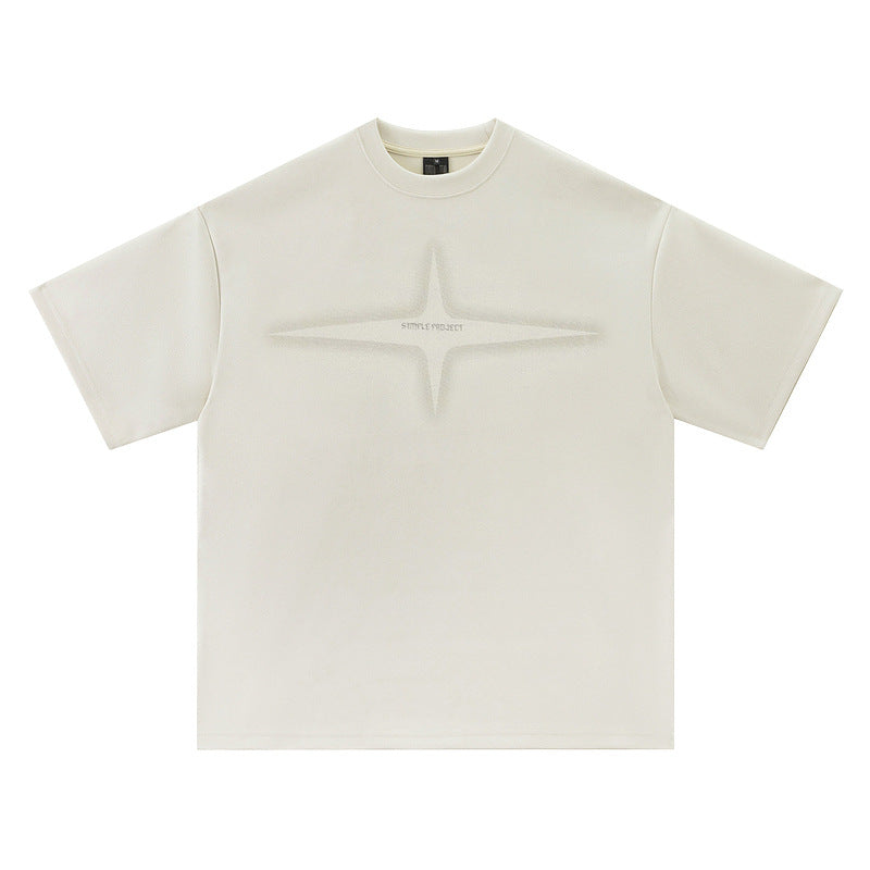 High-quality pure cotton T-shirt street suede