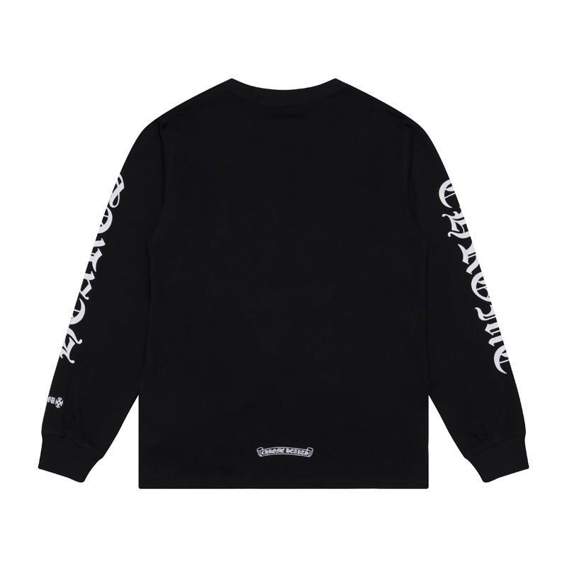 CHH  Heart Long Sleeve Shirt Unisex Fashion Loose Long Sleeve Shirt