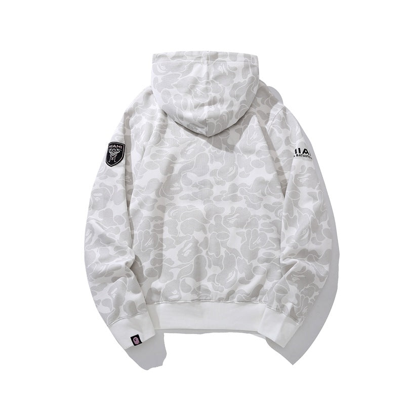 Bathing Ape Hoodie Miami Camo Sweater Casual