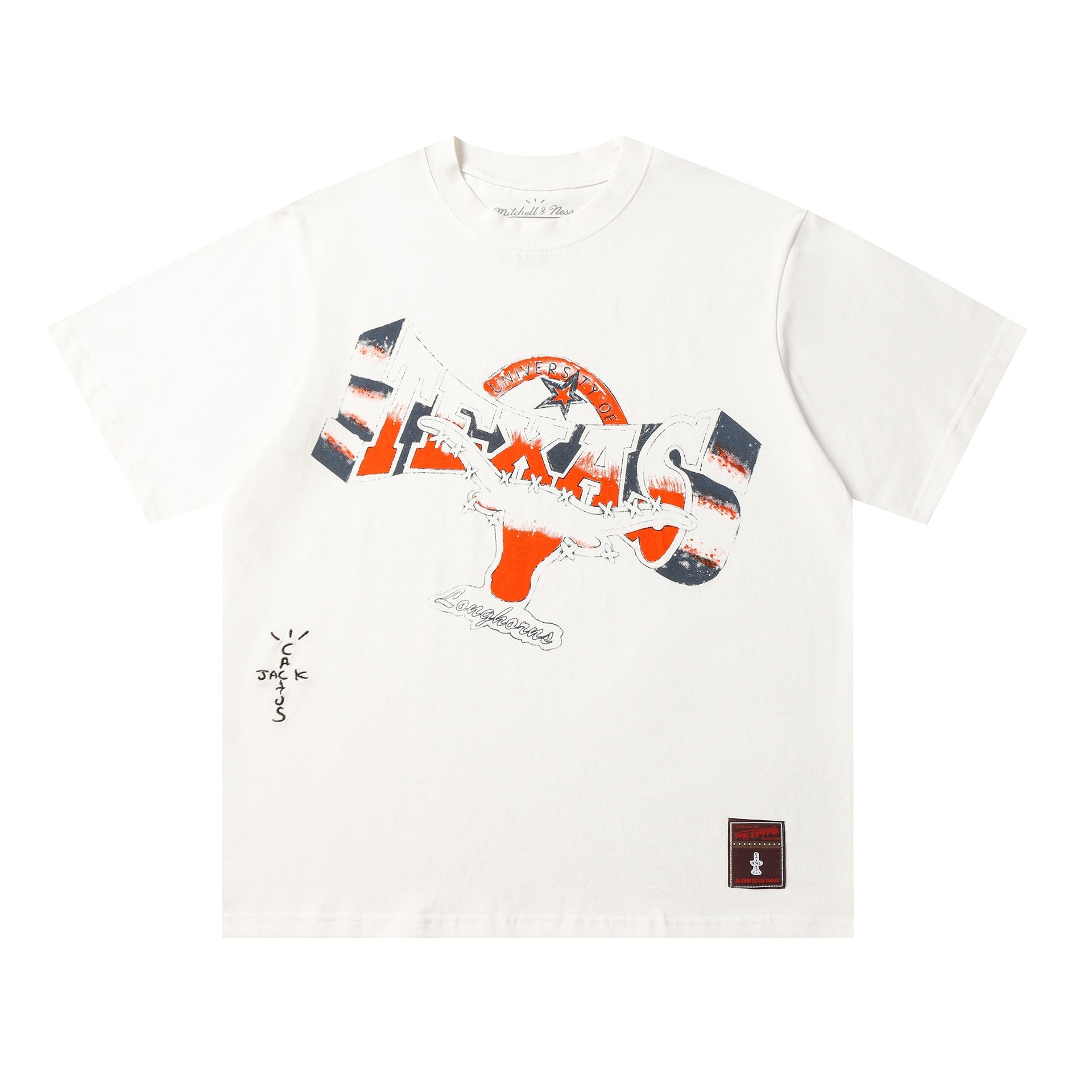 Travis Scott T-Shirt TRAVIS SCOTT CACTUS Embroidery Crew Neck Short Sleeve T