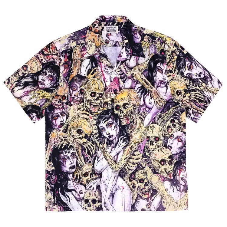 GUILTYPARTIES TIGER Shirts Hellflower, Motionless King, Hellgirl Classic Hawaiian Shirt
