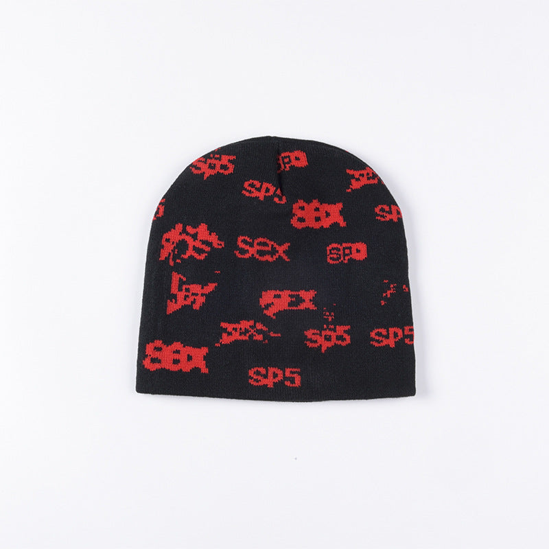 Sp5der Knitted Beanie Wool