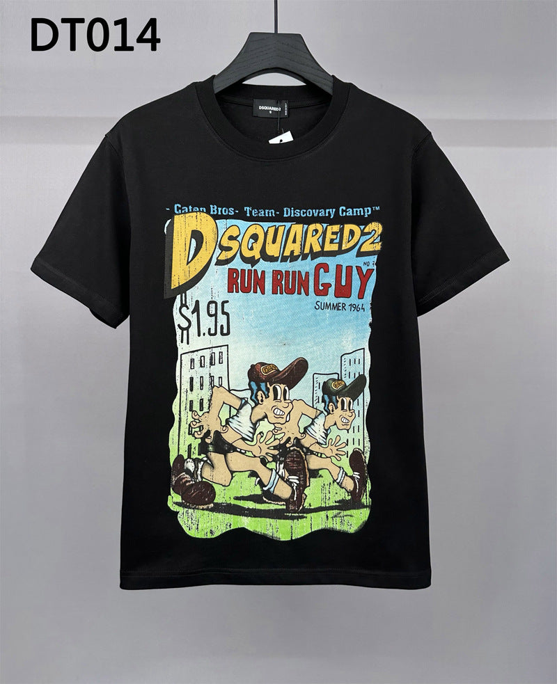 DSQ2 T Shirts New Cartoon Personality Printing