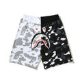 Bathing ape Bape Shorts Yin Yang luminous shark five-point pants straight beach pants