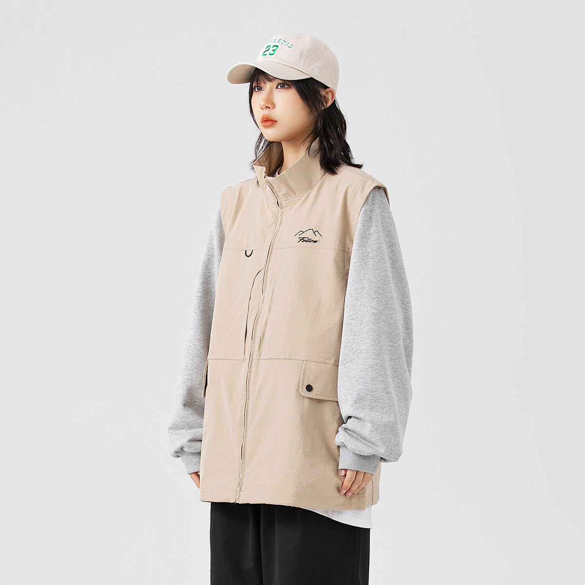 Unisex Jacket Vintage Loose Lapel Outdoor Jacket