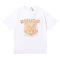 Rhude T Shirt Wheat Ear Fruit Print Short Sleeve T-Shirt