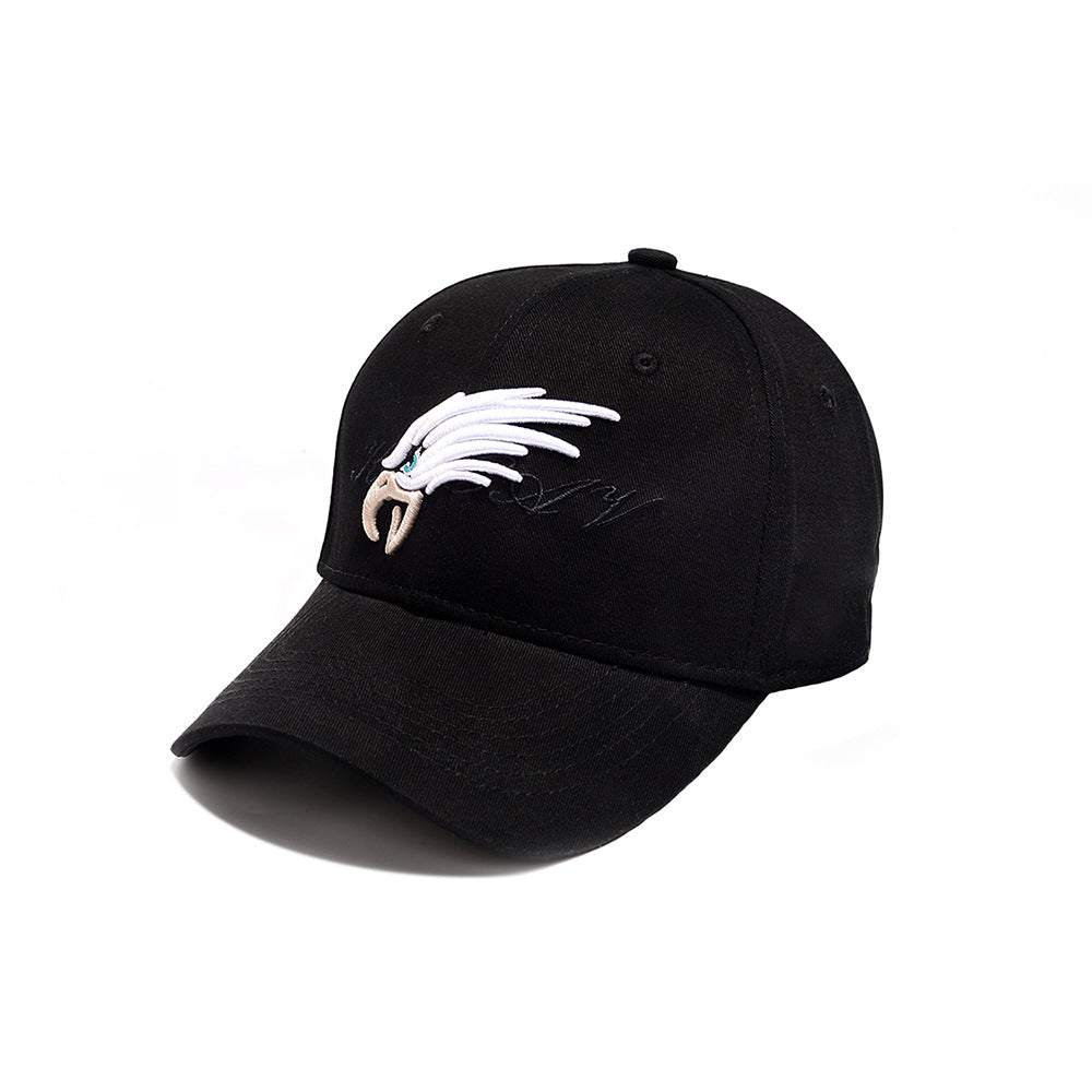 Trendy flat brimmed snapback hats eagle series