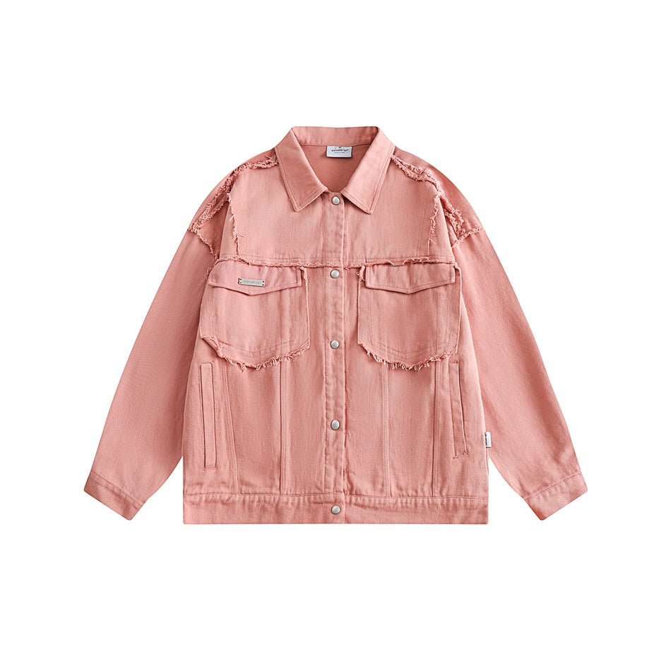 Unisex Jacket Vintage Casual Jacket Spring and Autumn Coat