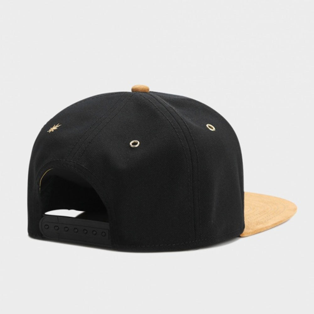 Trendy flat brimmed snapback hats smokin' trees cap sunshade