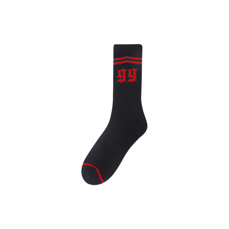 Men socks fall and winter preppy style cotton socks