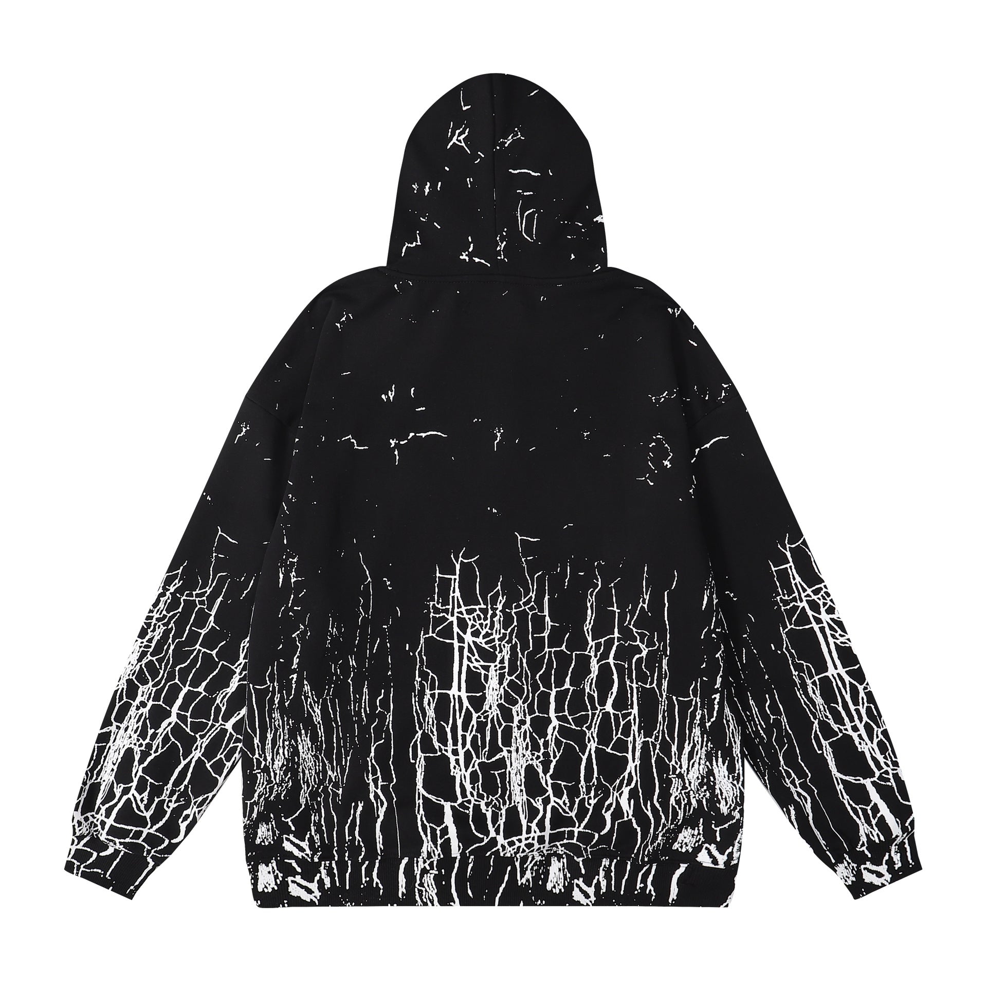 Amiri Hoodie AMI Ripped logo print hooded sweater