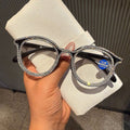 Trendy Punk Glasses Flash Drill Cat Ears Anti-Blue Light