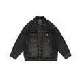 Unisex Jacket Casual Washed Denim Jacket Men and Women Couple Jacket