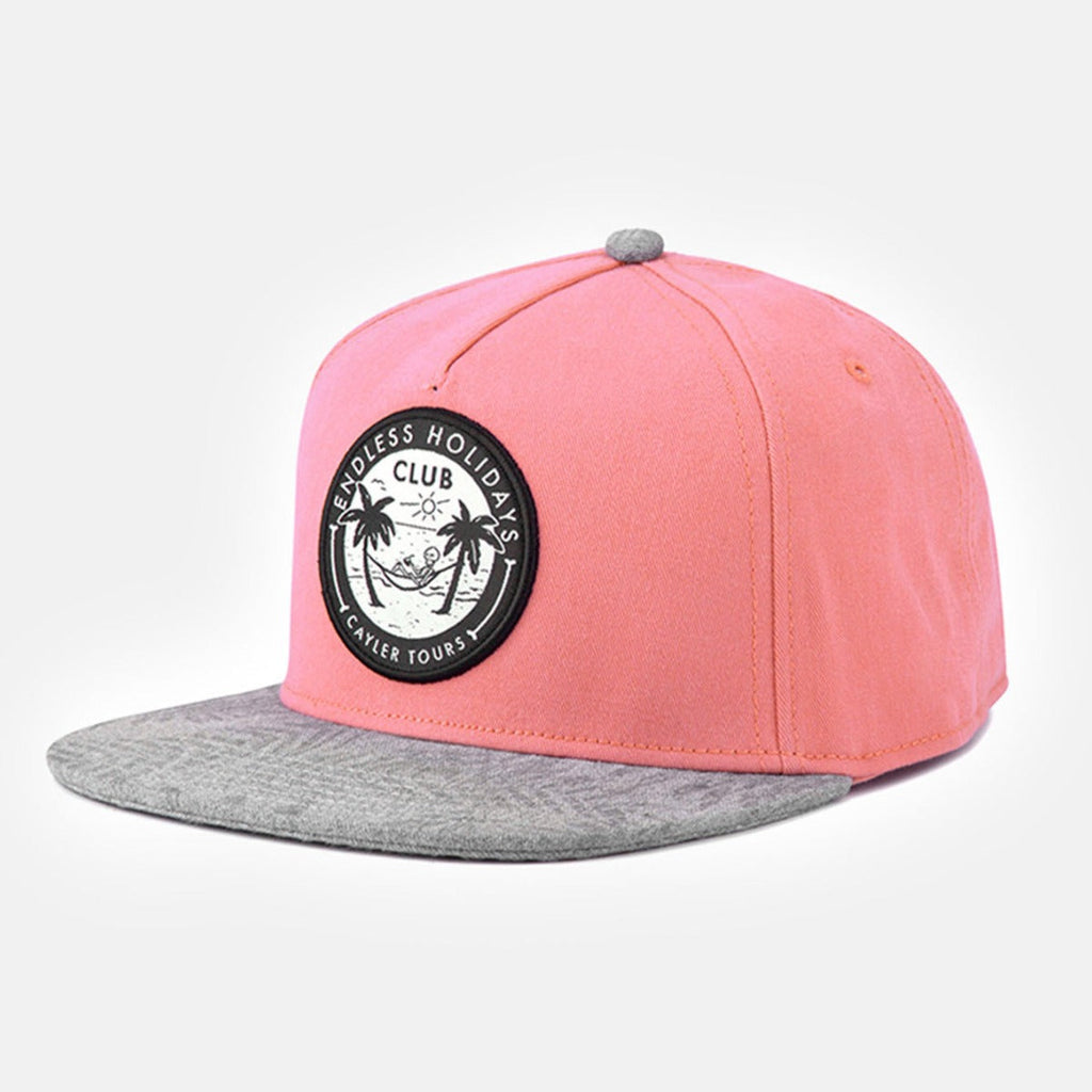 Trendy flat brimmed snapback hats ENDLESS CAP
