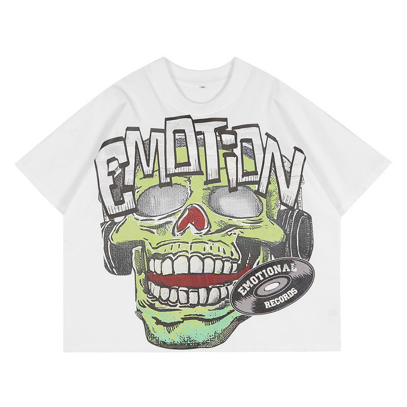 Mixed Emotion T-Shirt MIXED EMOTION Boxy Crew Neck Loose Short Sleeve