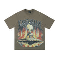 Mixed Emotion T-Shirt Alien~ Paleo Print Summer~~ Short Sleeve