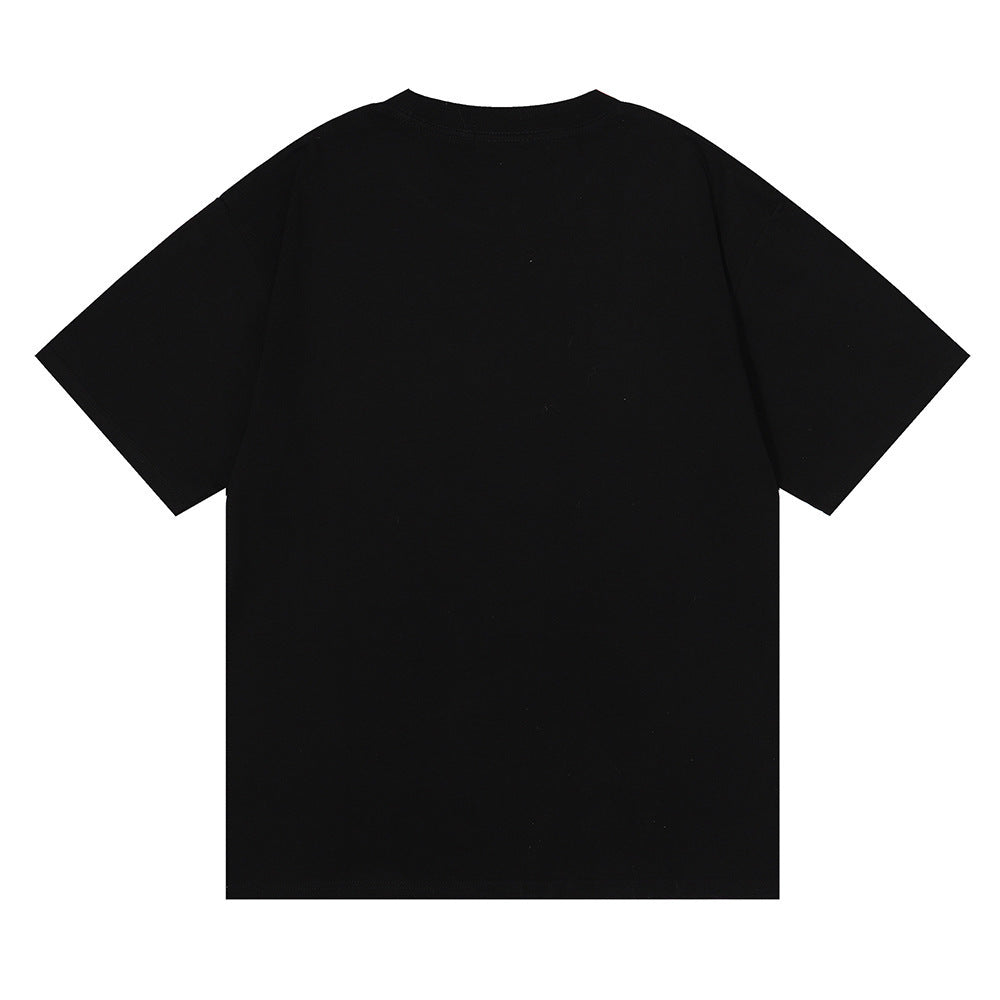 Rhude T Shirt Art Abstract Design Printed Short Sleeve T-Shirt